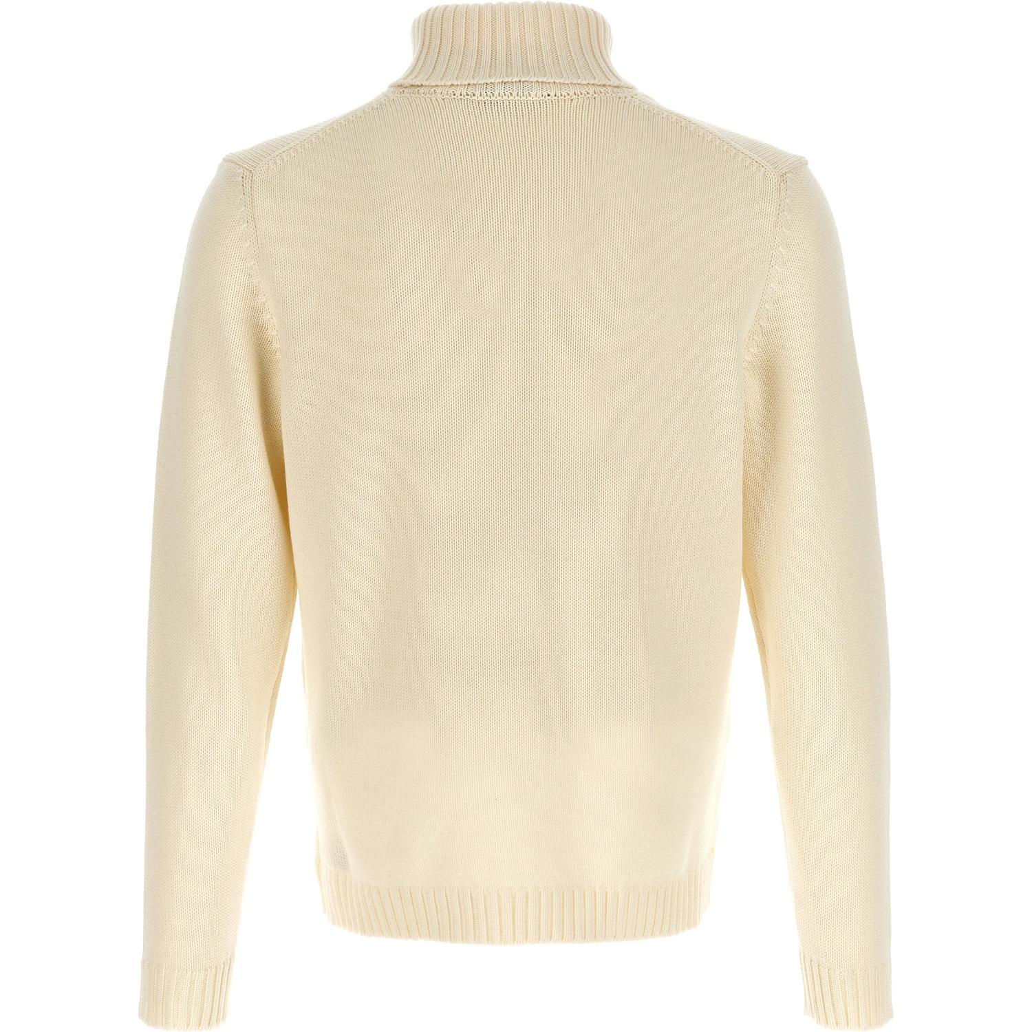 White Virgin Wool Cardigan