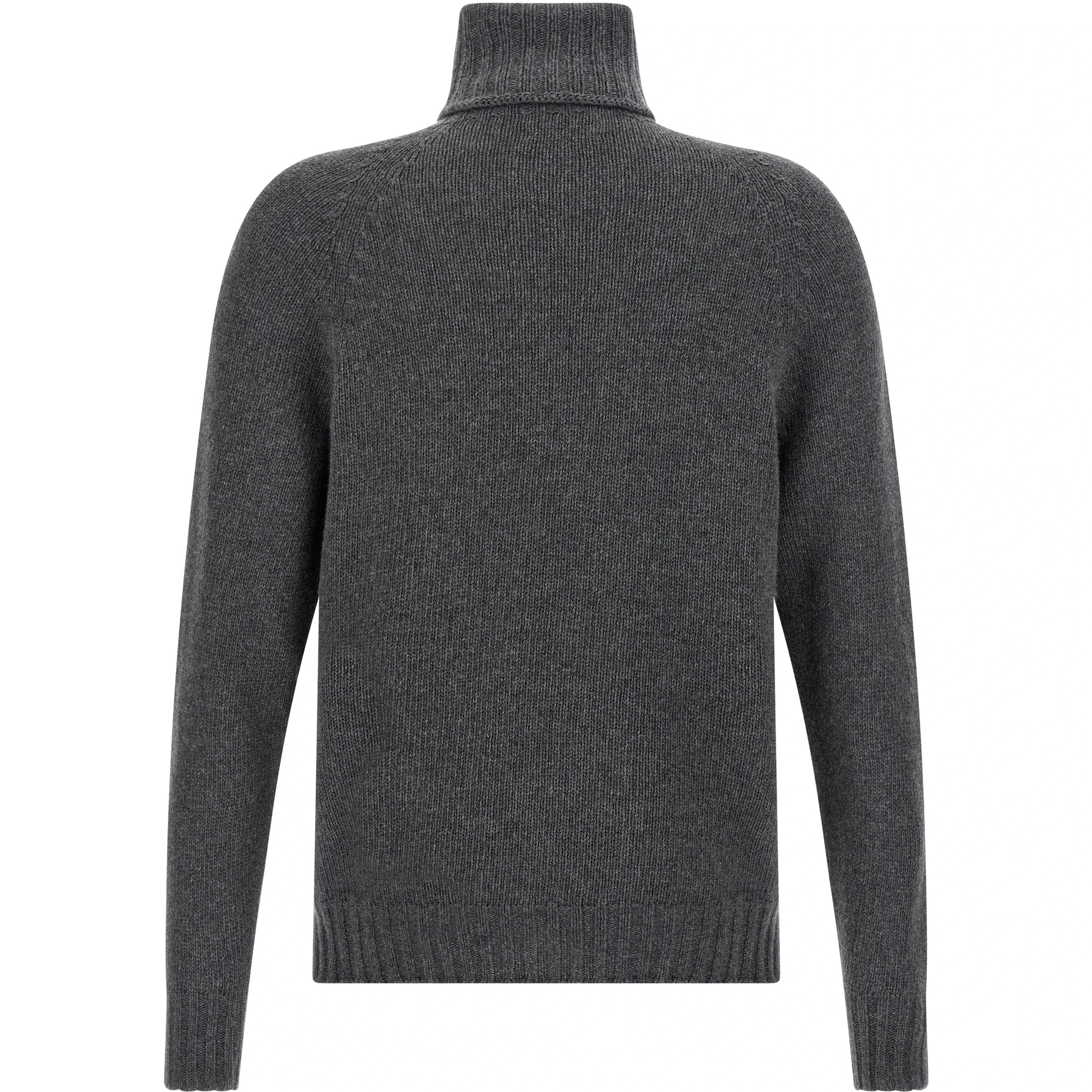 Gray Virgin Wool Cardigan