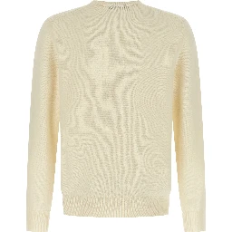 White Virgin Wool Cardigan