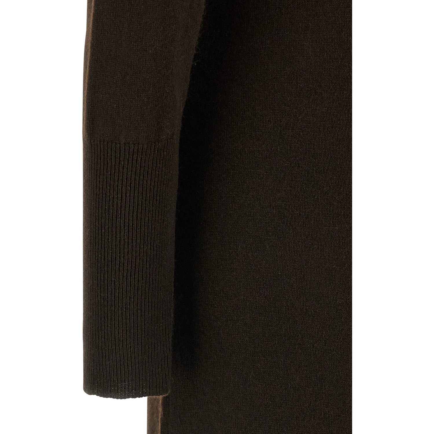 Brown Cashmere Long Dress