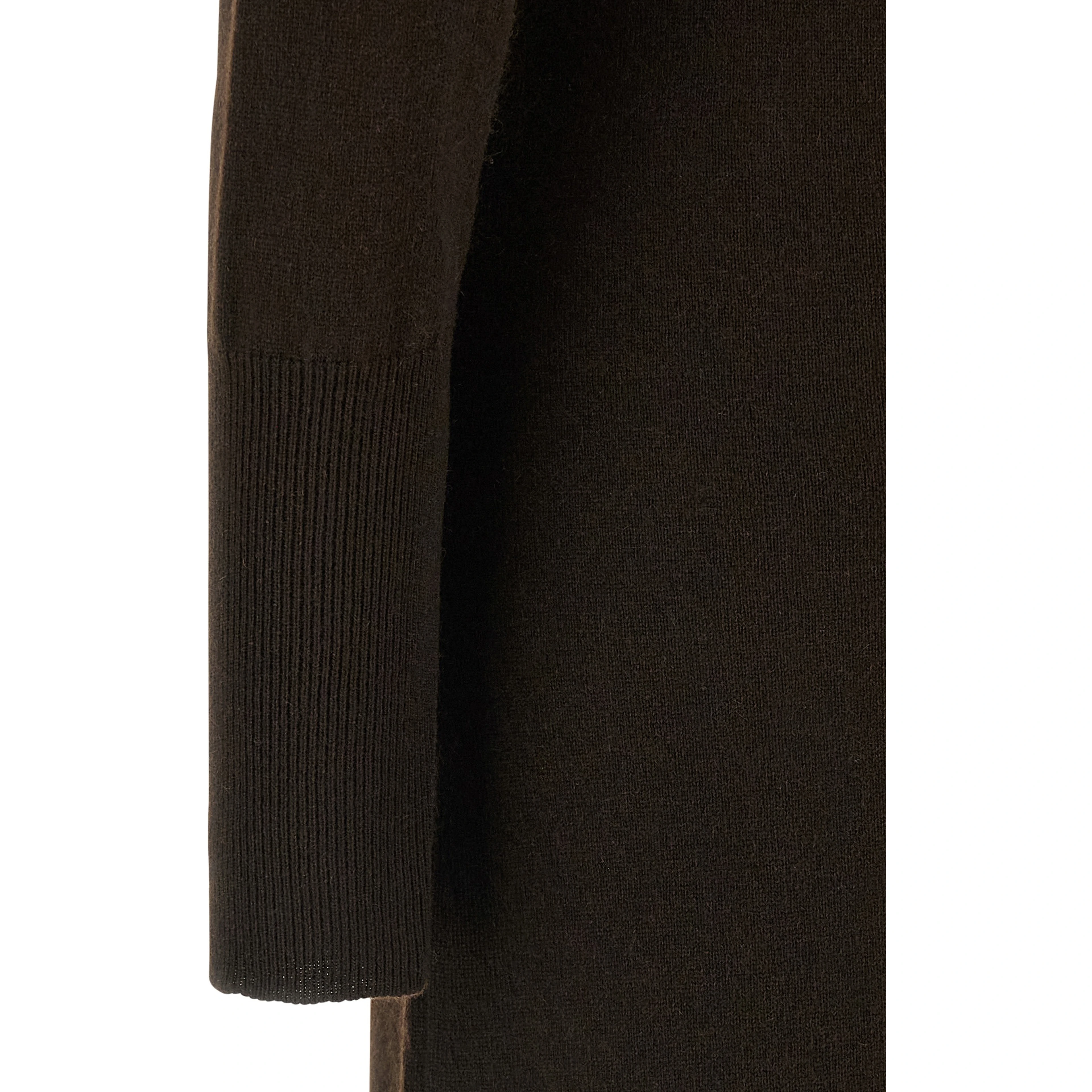 Brown Cashmere Long Dress