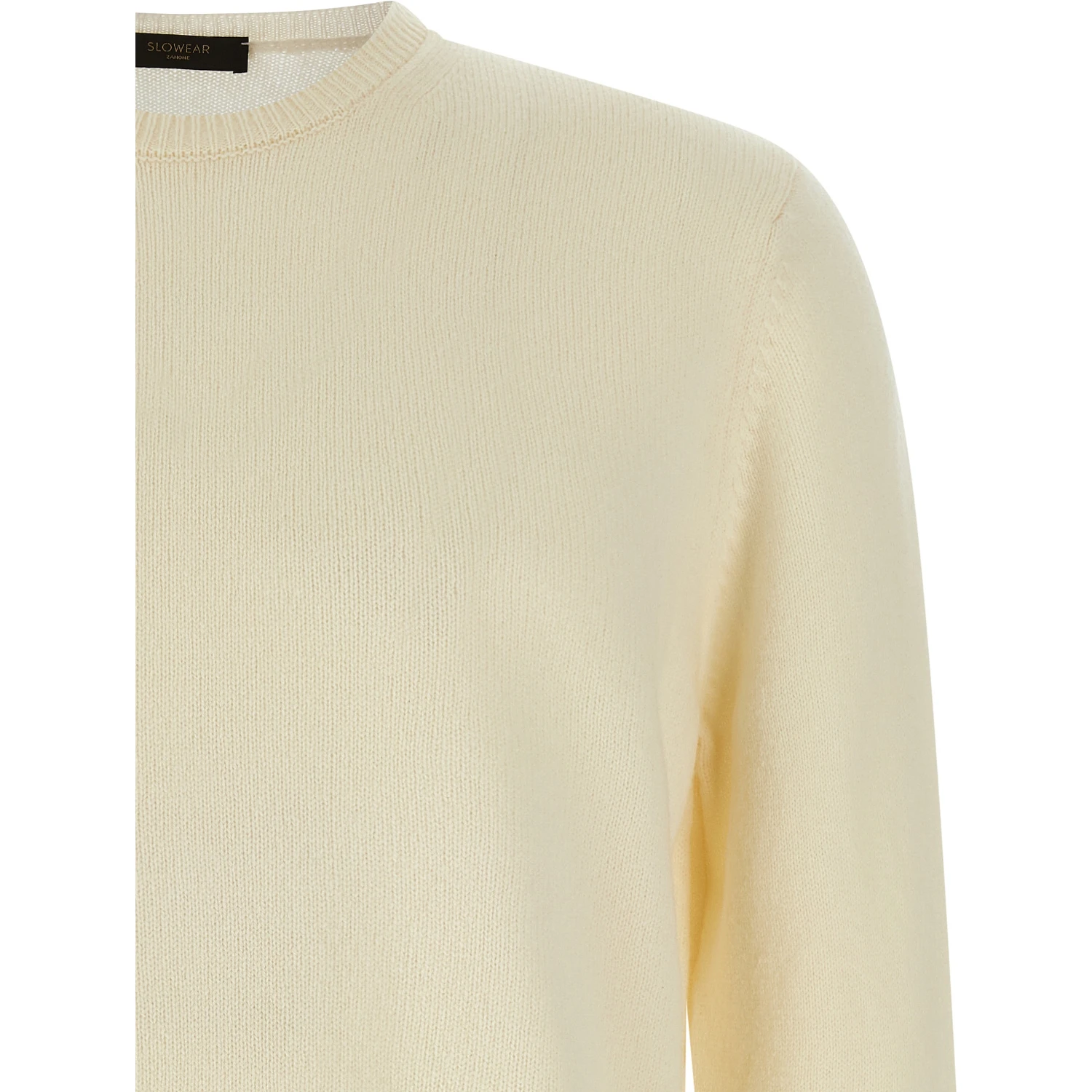 White Virgin Wool Cardigan