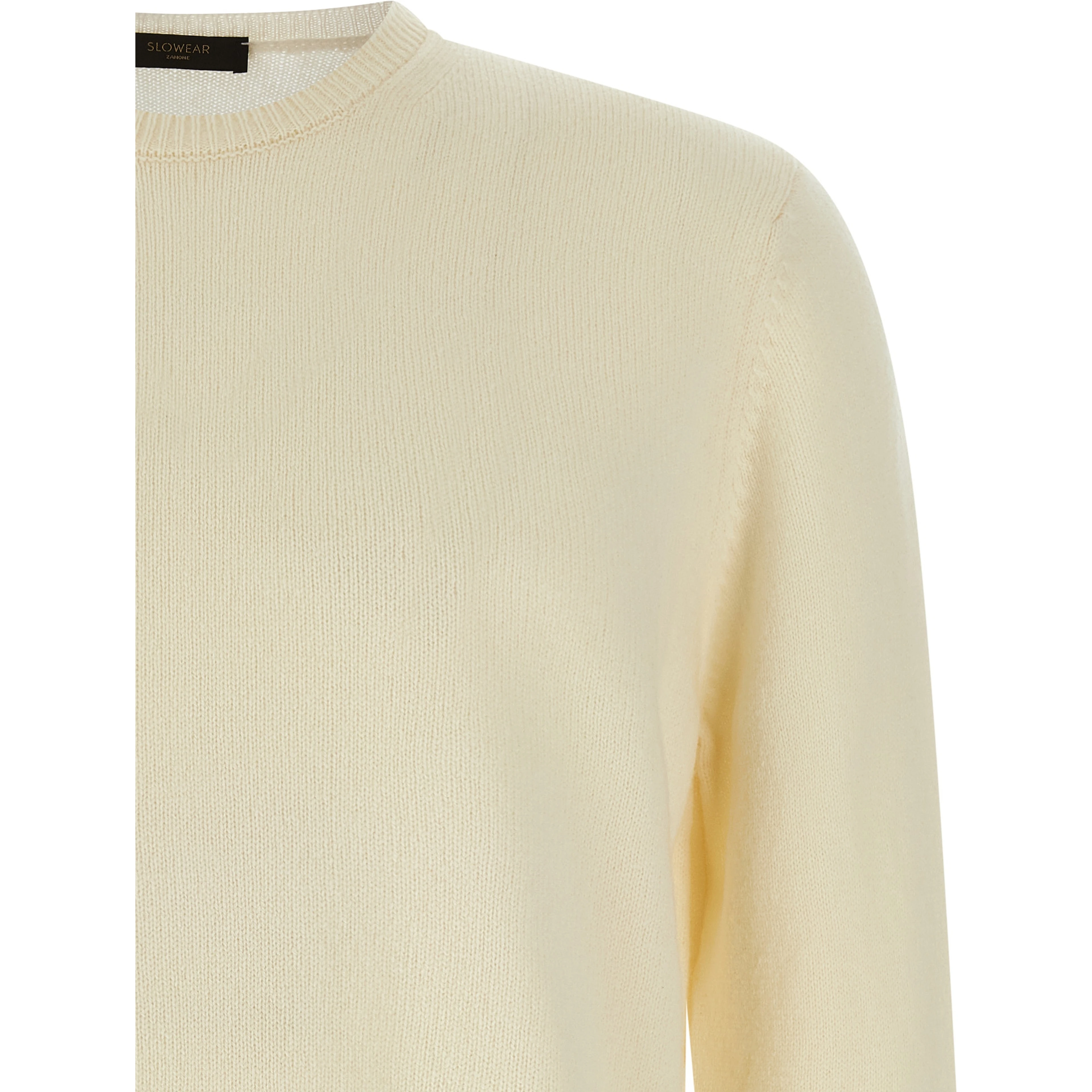 White Virgin Wool Cardigan