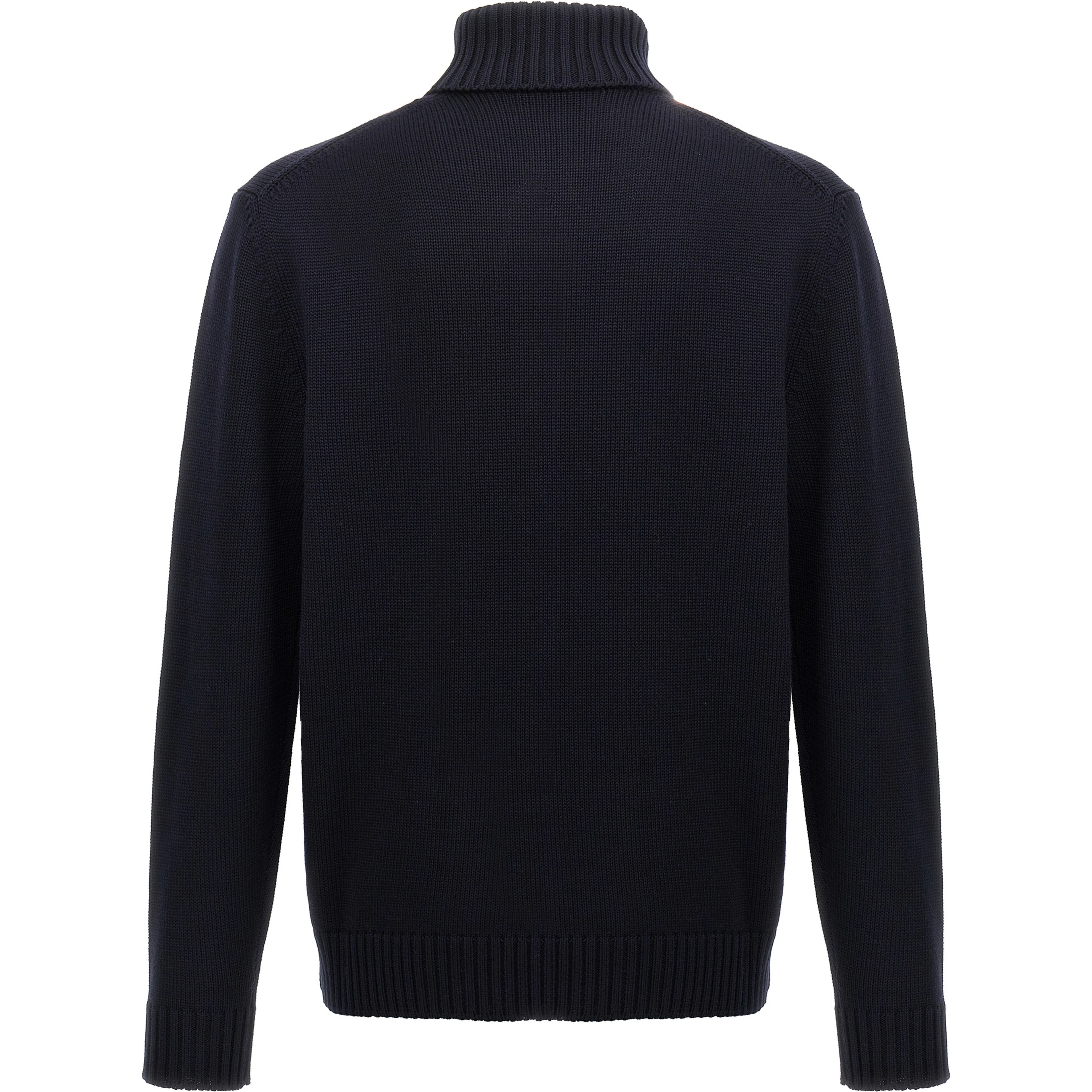 Blue Virgin Wool Cardigan