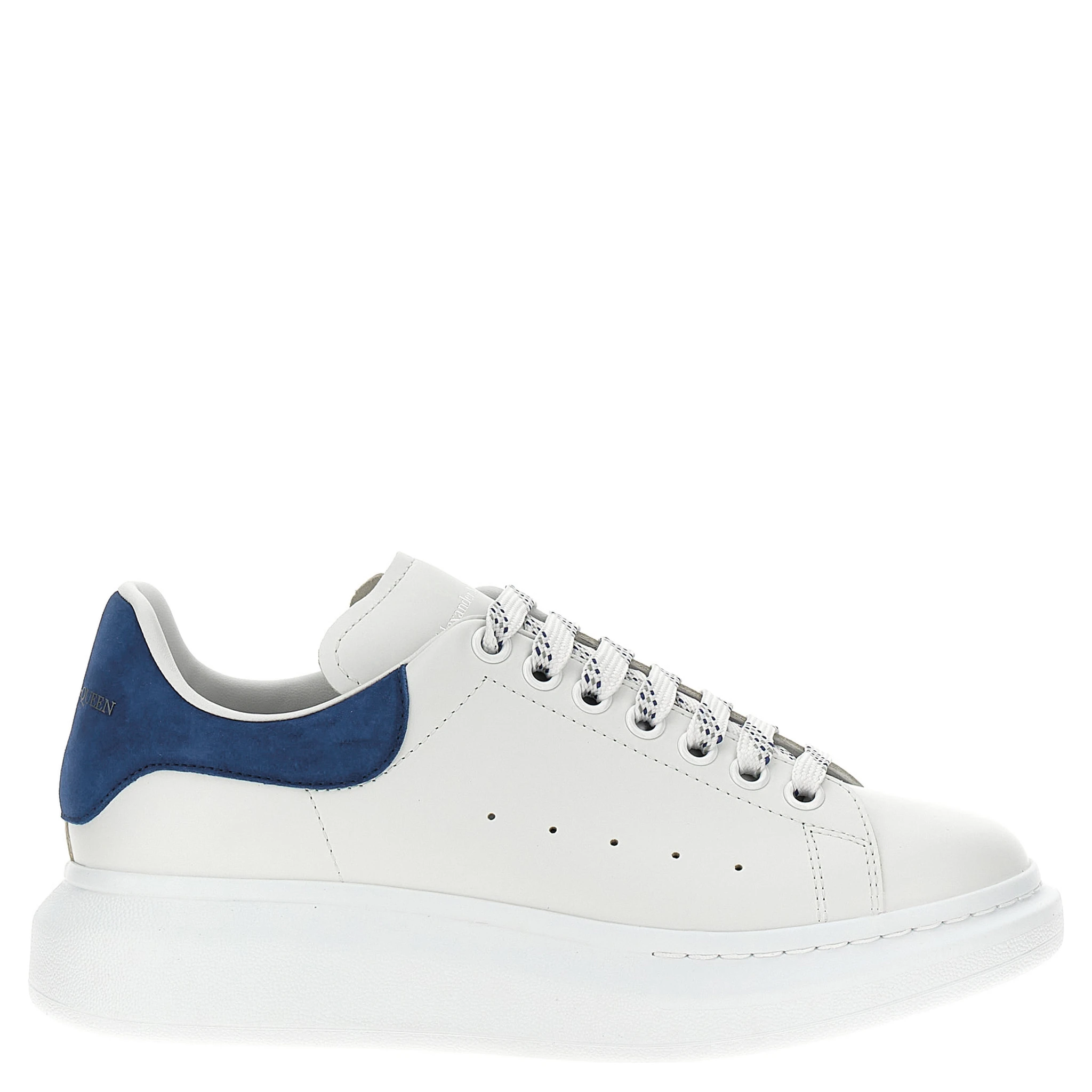 Blue Calfskin Chunky Sneakers