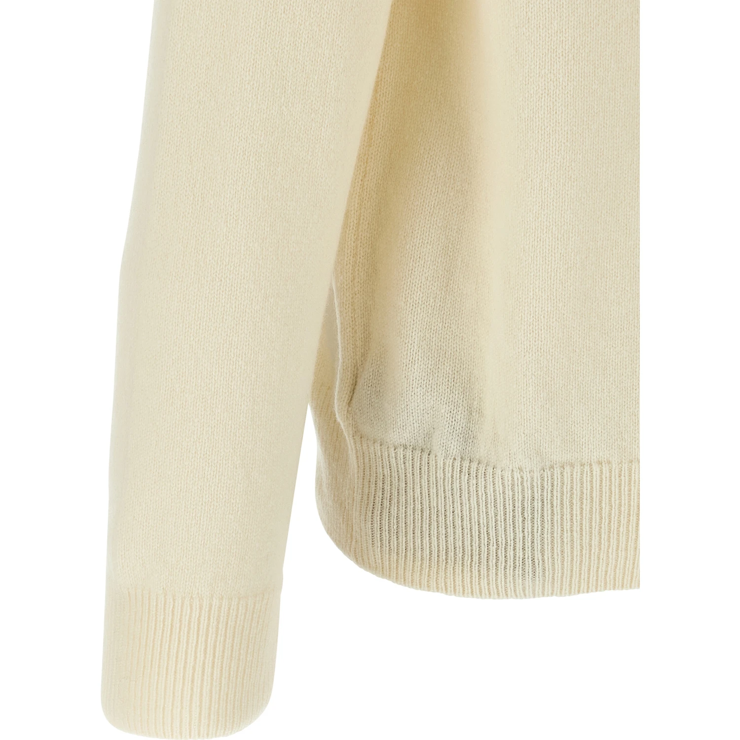 White Virgin Wool Cardigan