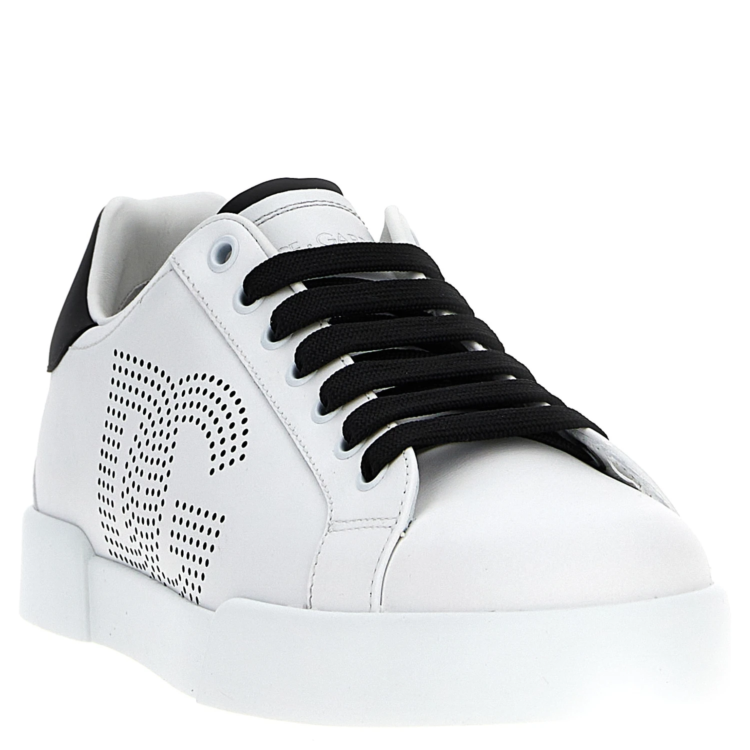 Bicolor Calfskin Low Top Sneakers