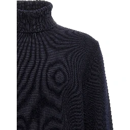 Blue Virgin Wool Cardigan