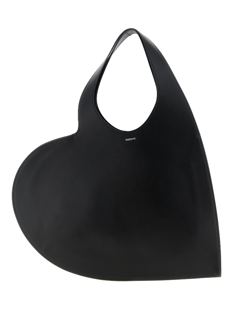 Black Cowhide Shoulder Bag