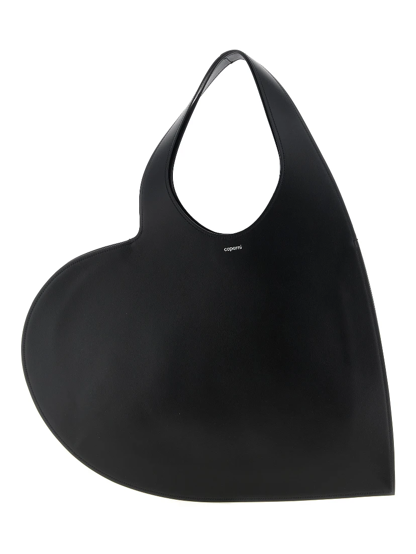 Black Cowhide Shoulder Bag