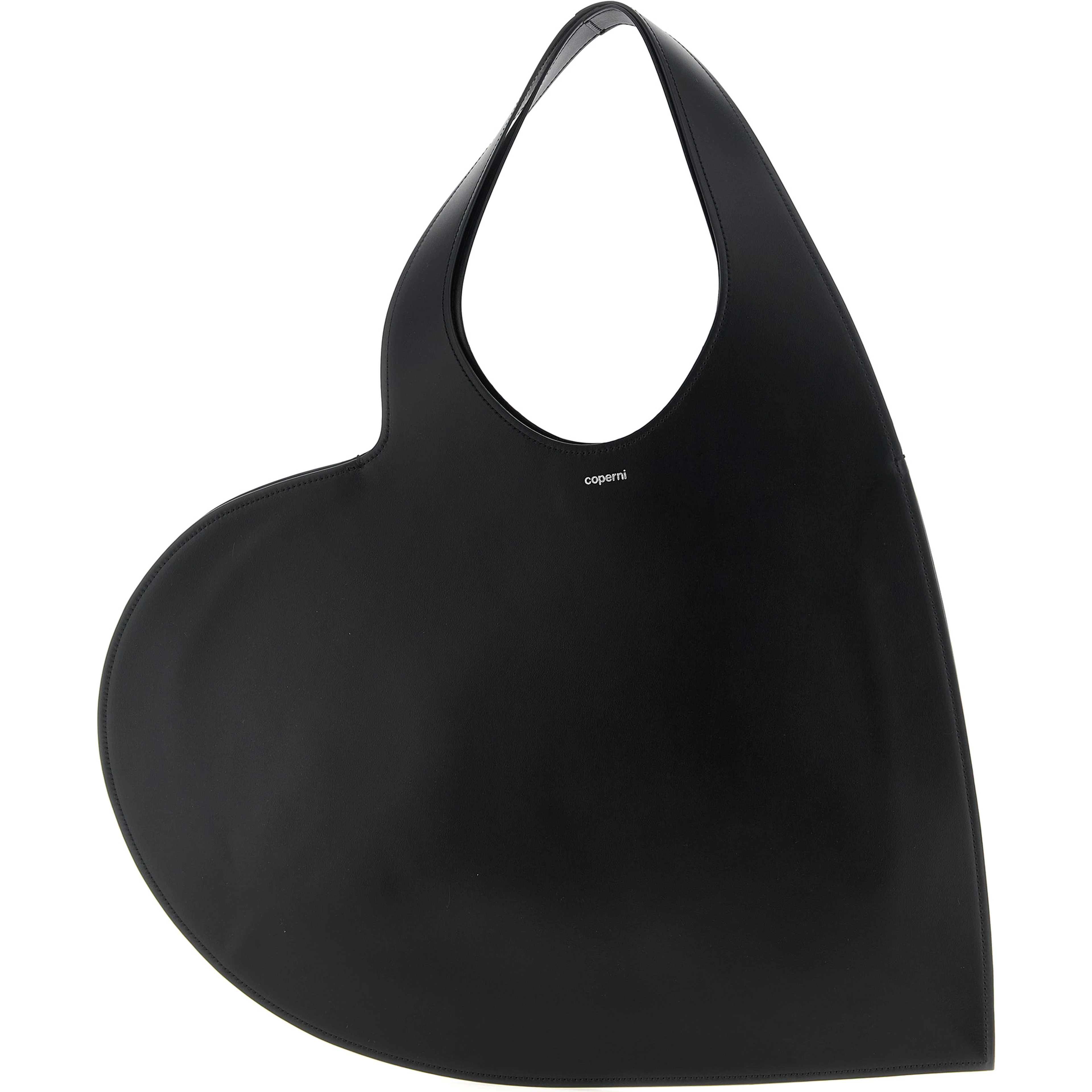 Black Cowhide Shoulder Bag