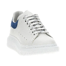 Blue Calfskin Chunky Sneakers