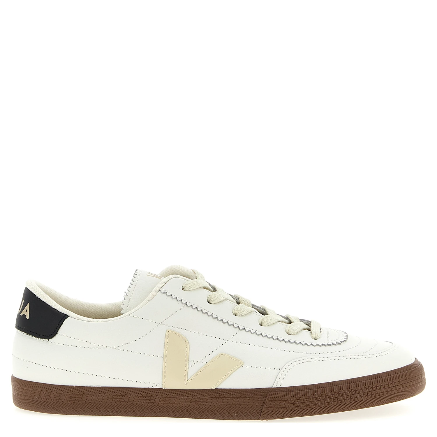 Bicolor Genuine Leather Sneakers
