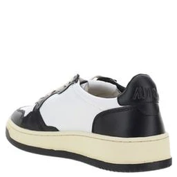 White Calf Leather Bos Taurus Athletic Sneakers