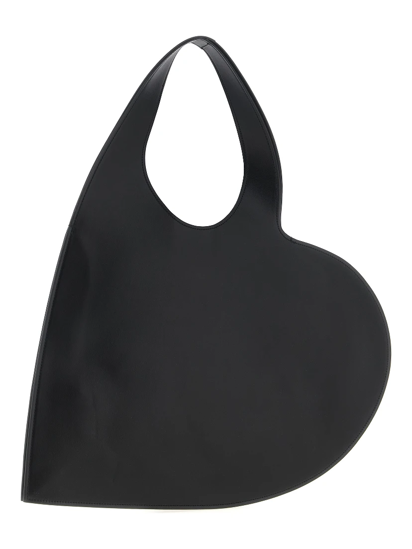 Black Cowhide Shoulder Bag