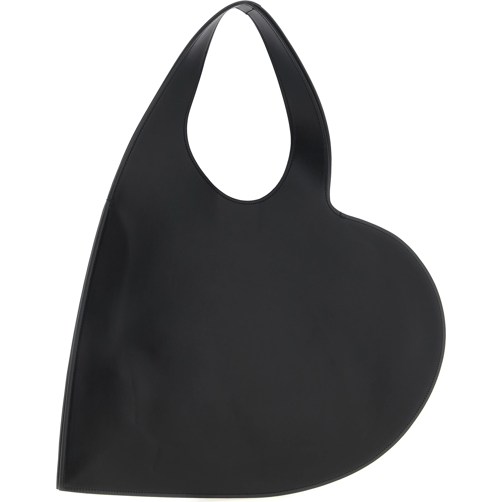 Black Cowhide Shoulder Bag