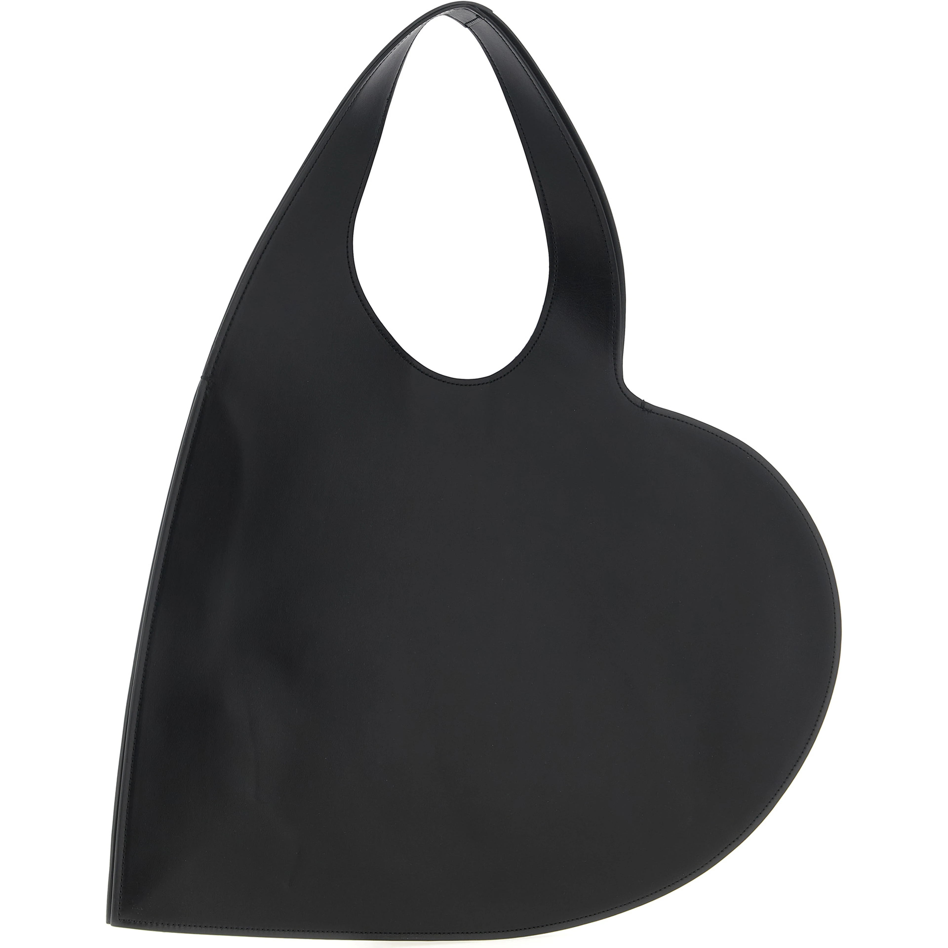 Black Cowhide Shoulder Bag