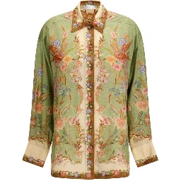 Multicolor Silk Pattern Shirt