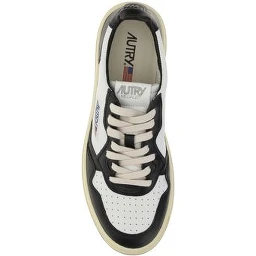 White Calf Leather Bos Taurus Athletic Sneakers
