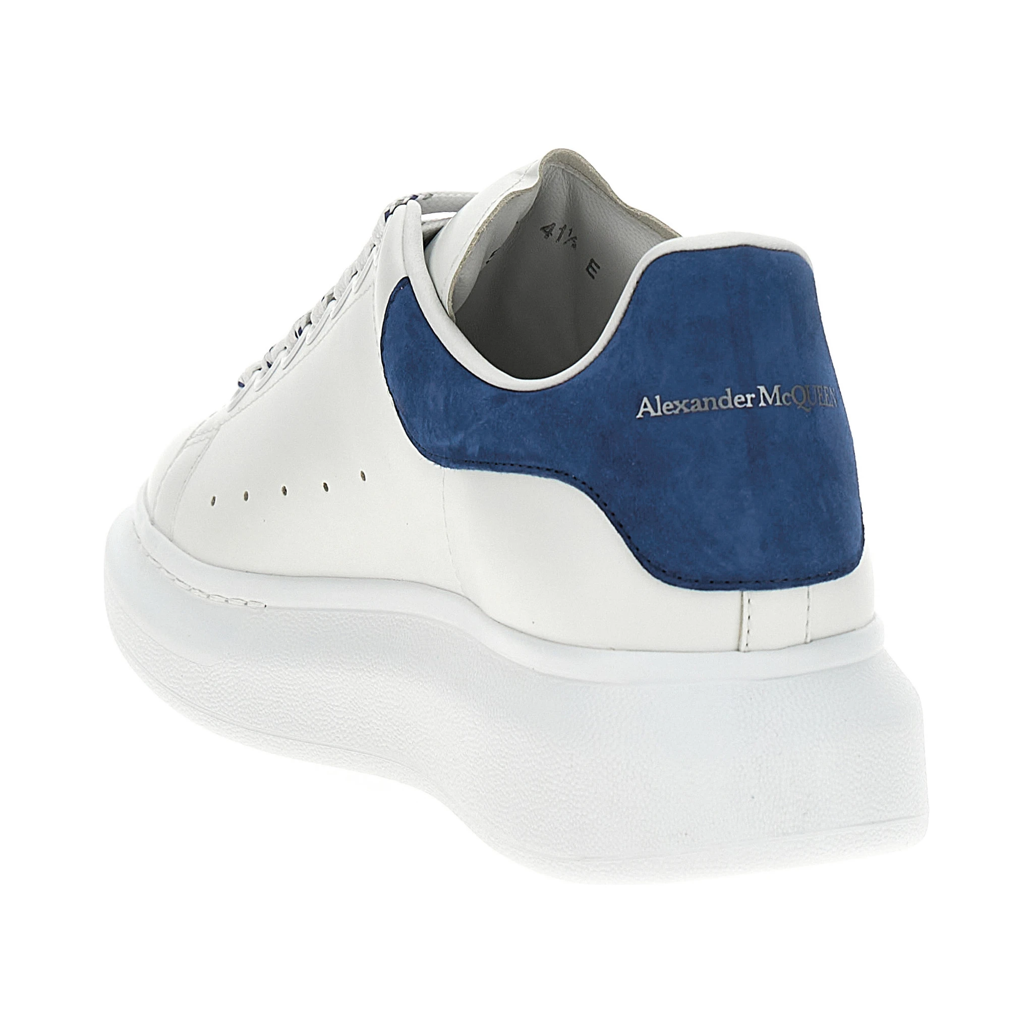 Blue Calfskin Chunky Sneakers