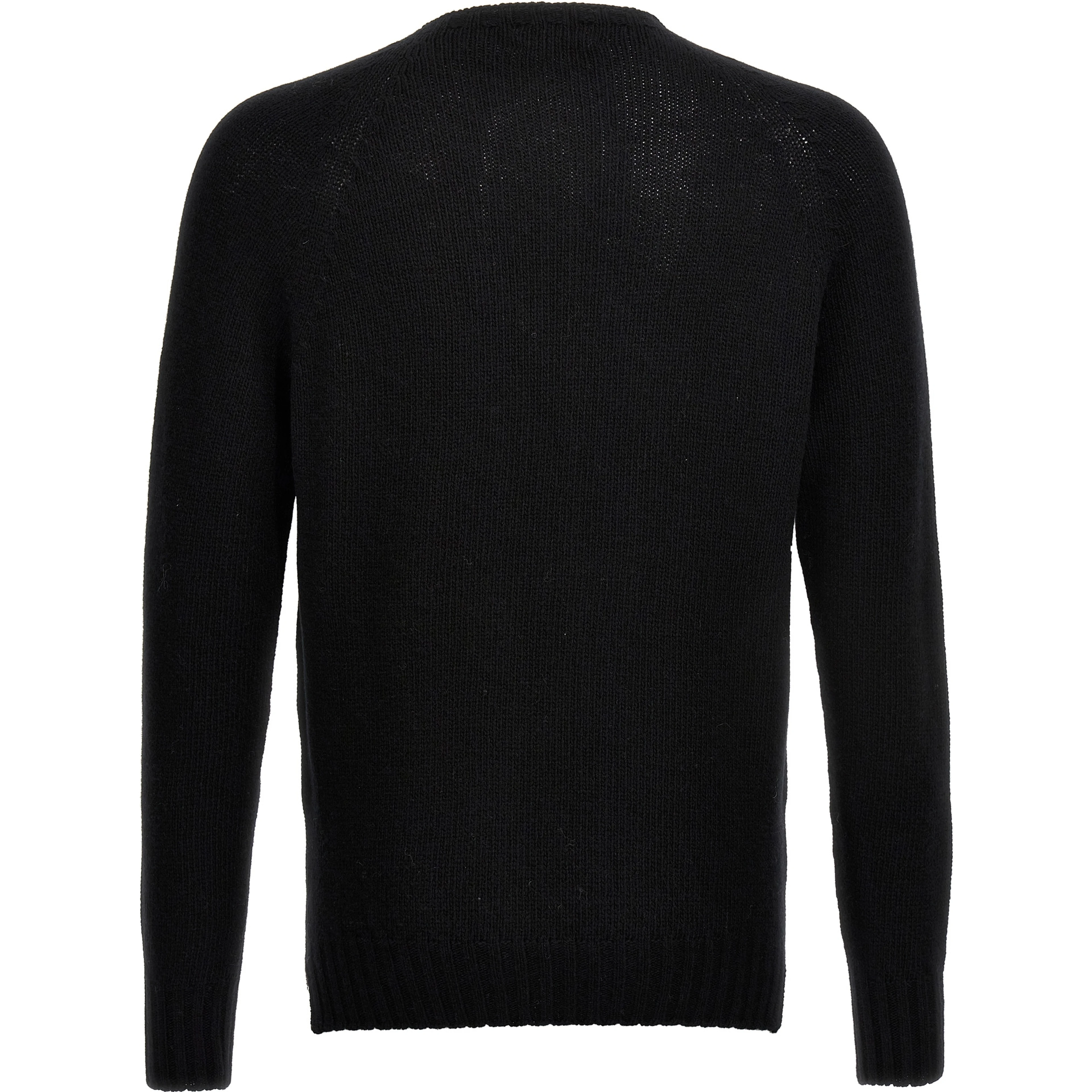 Black Virgin Wool Cardigan