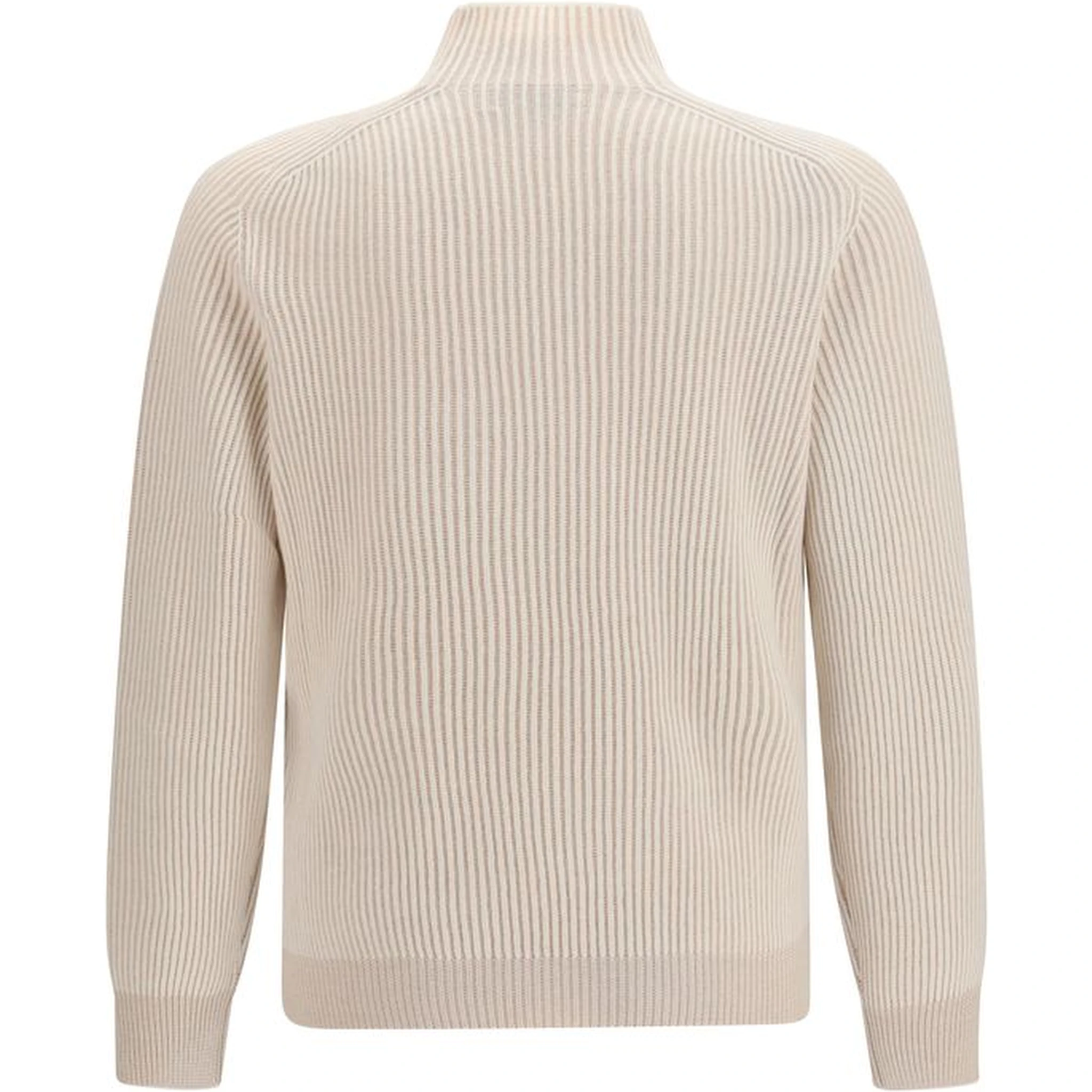 Beige Cashmere Turtleneck