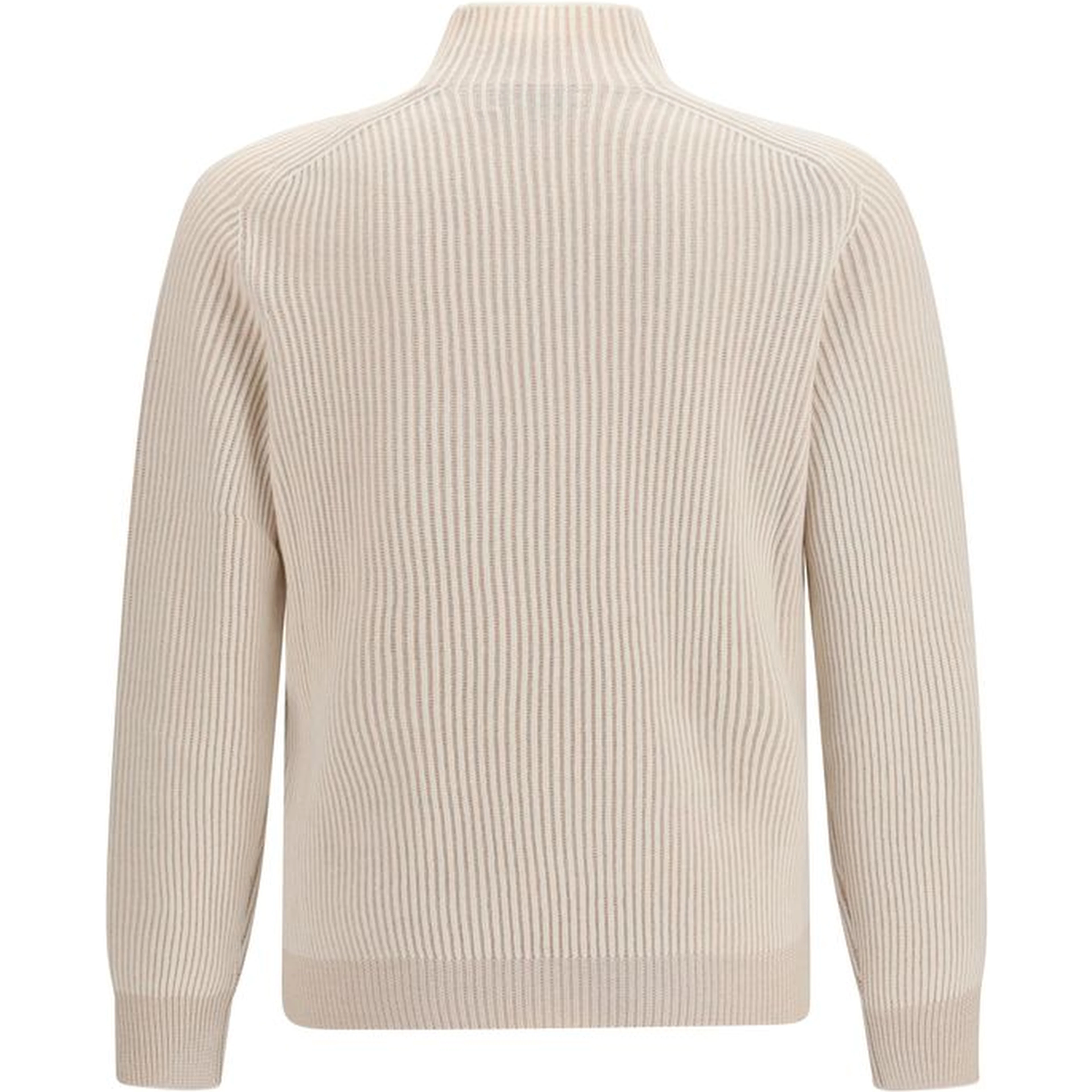 Beige Cashmere Turtleneck