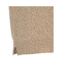 Beige Virgin Wool Cardigan