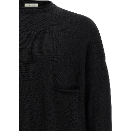 Black Virgin Wool Cardigan