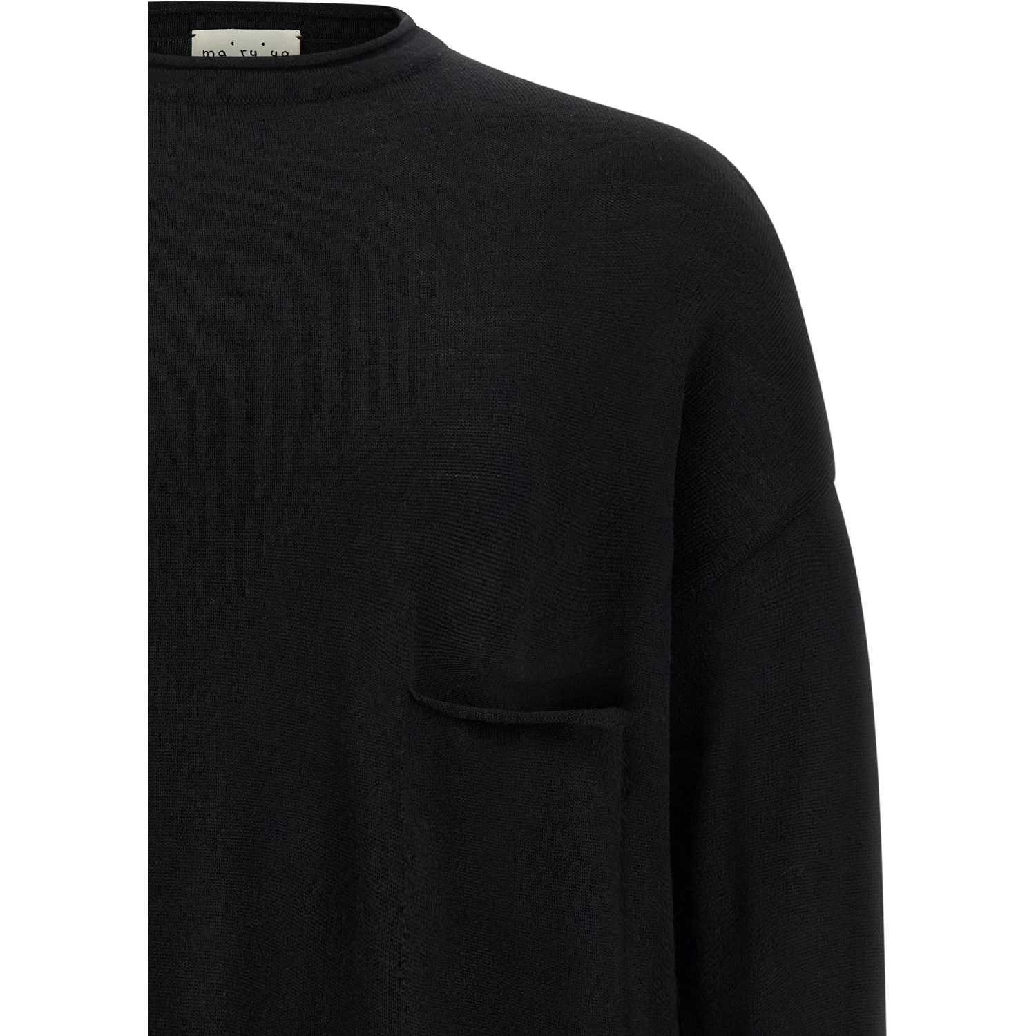 Black Virgin Wool Cardigan