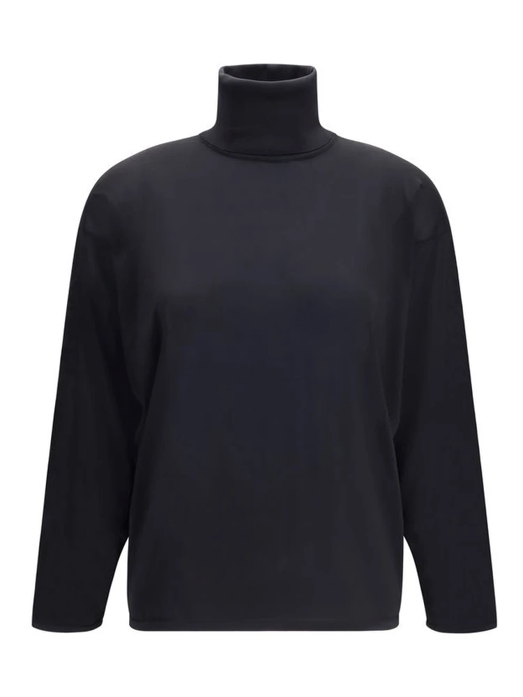 Black Silk Sweatshirt