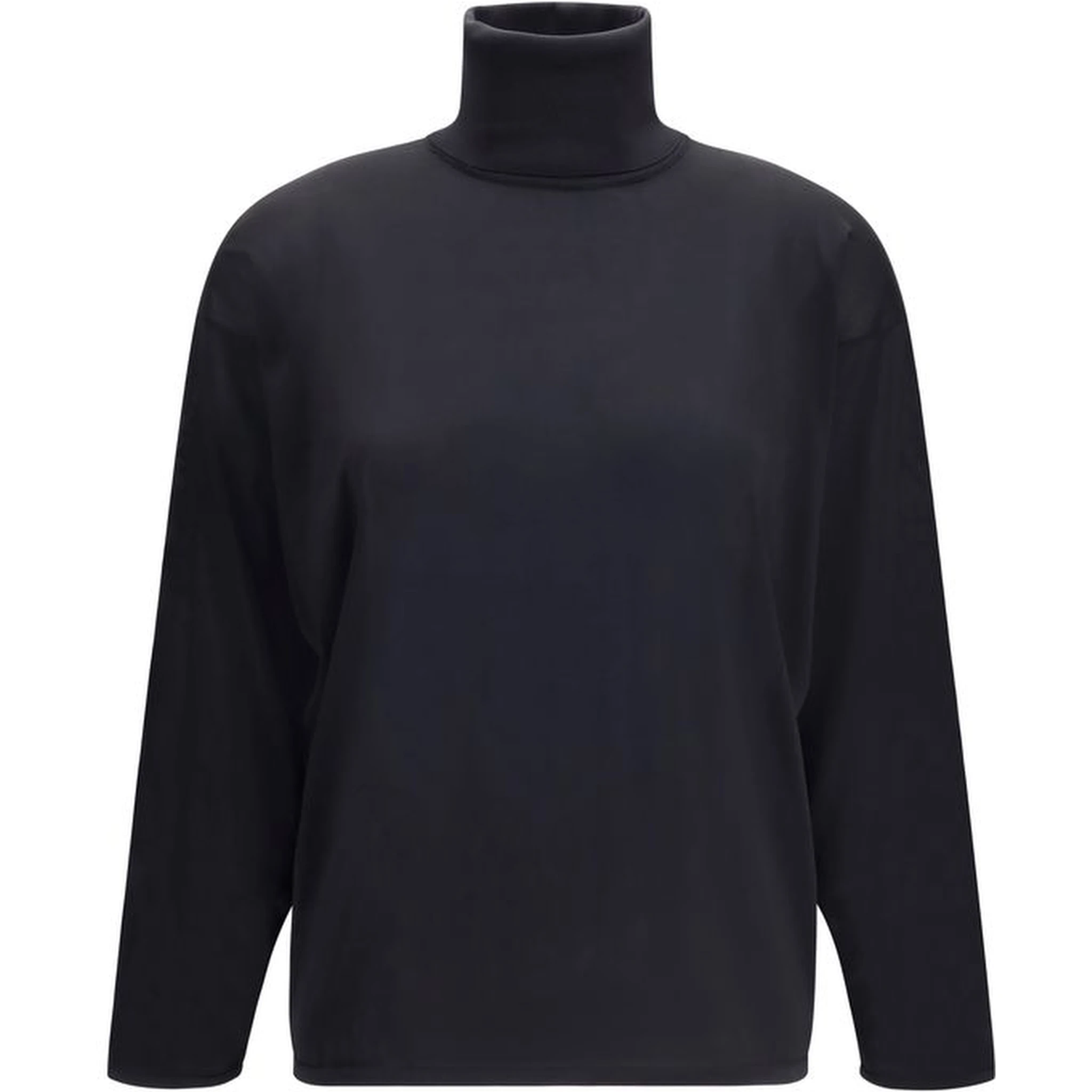 Black Silk Sweatshirt