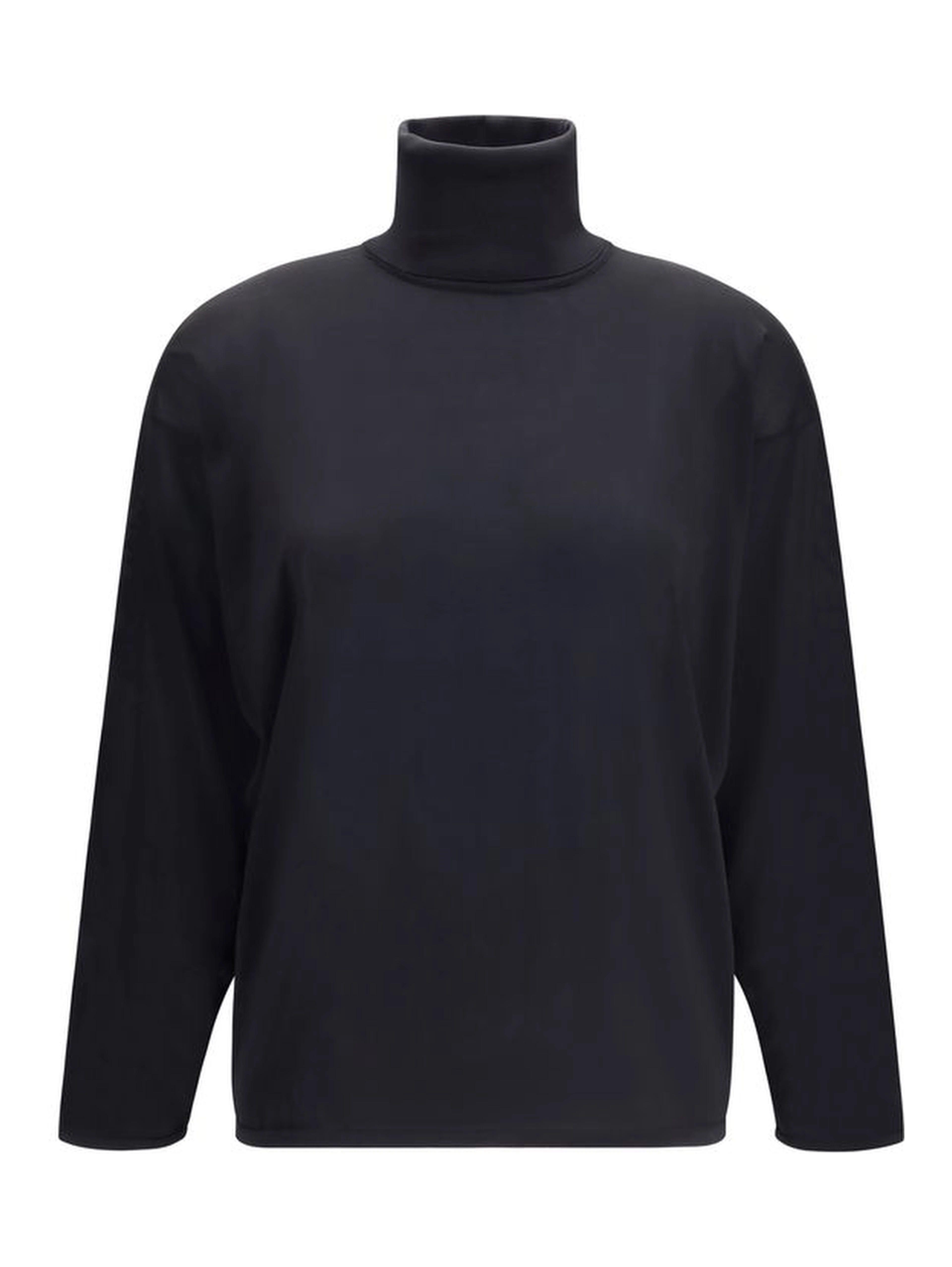 Black Silk Sweatshirt