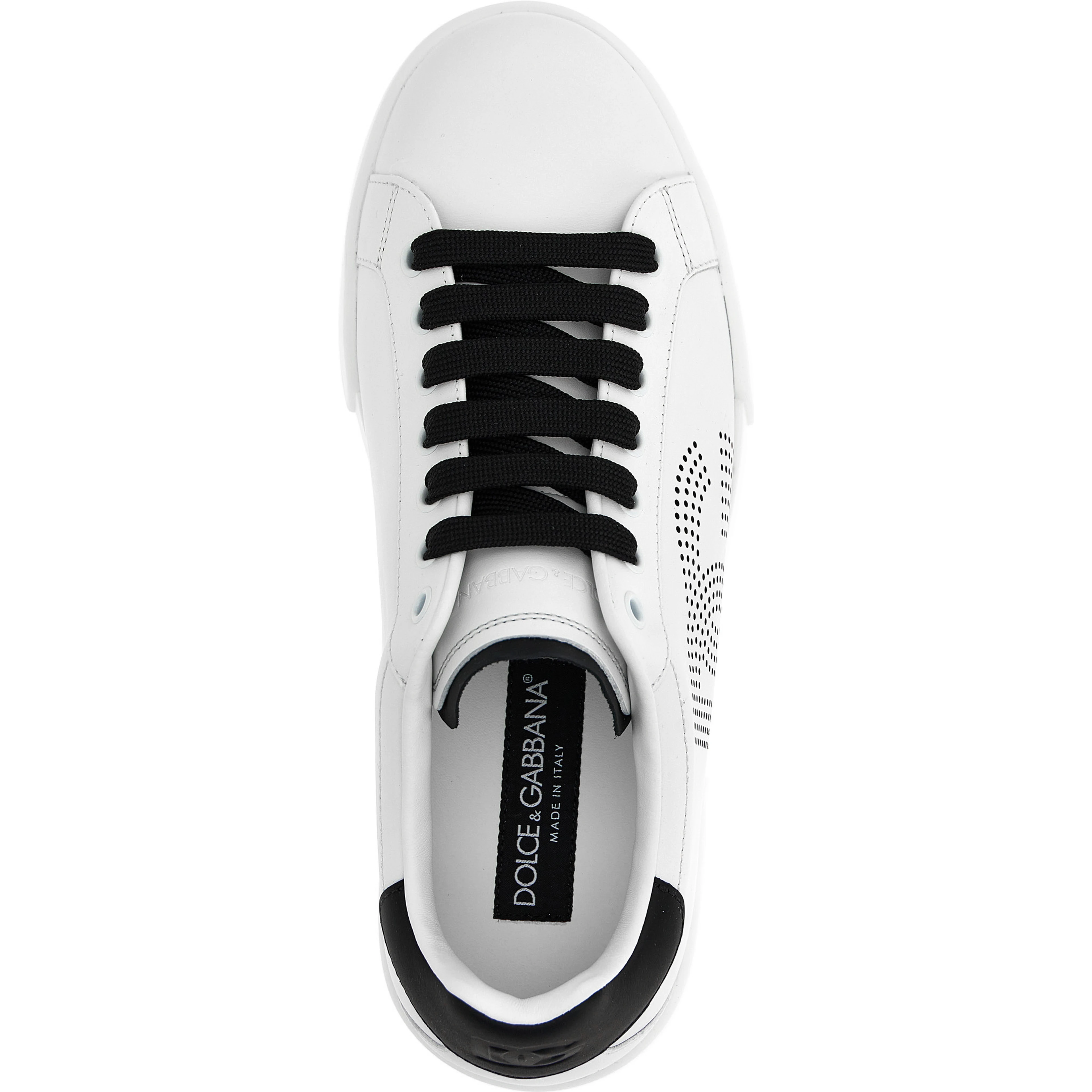 Bicolor Calfskin Low Top Sneakers
