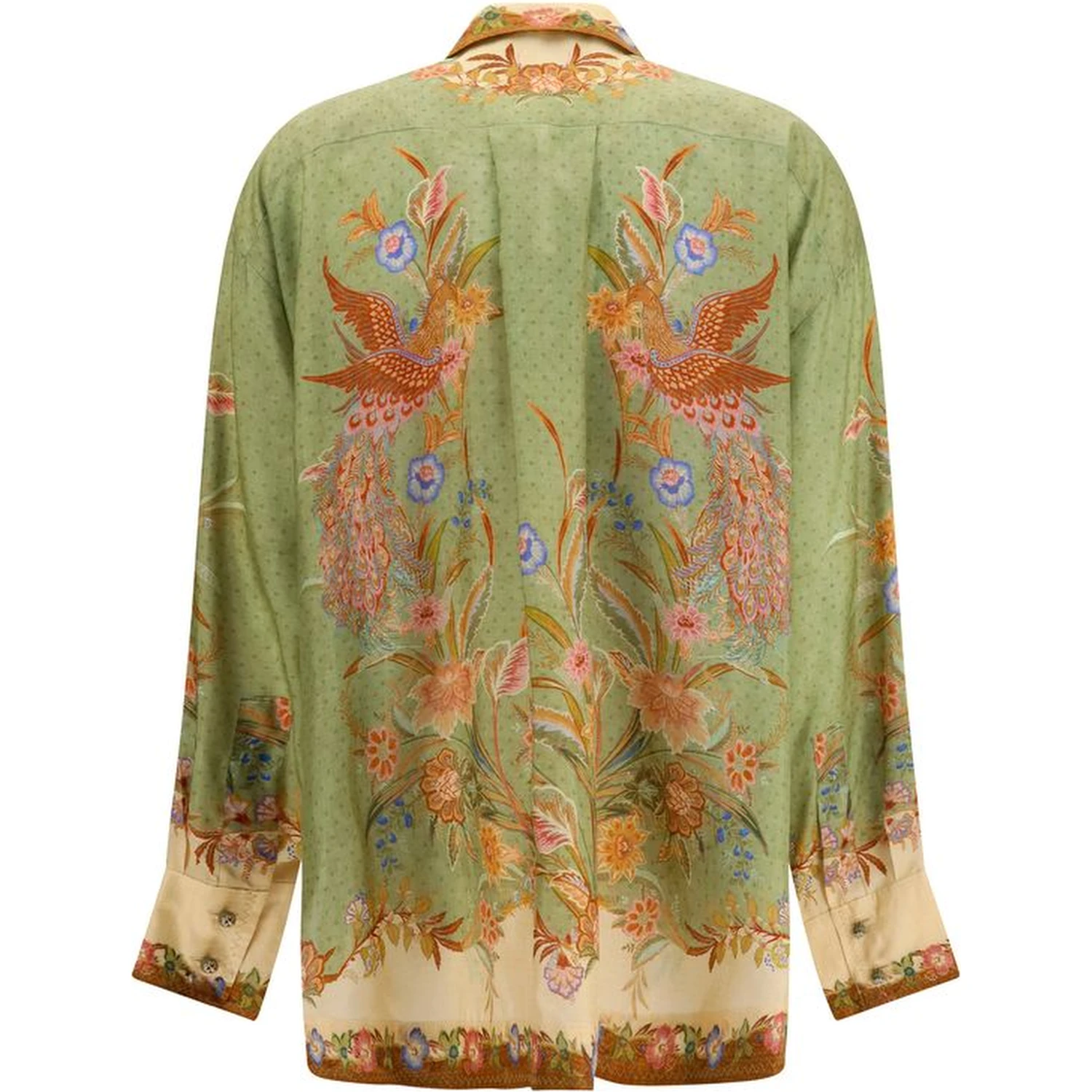 Multicolor Silk Pattern Shirt