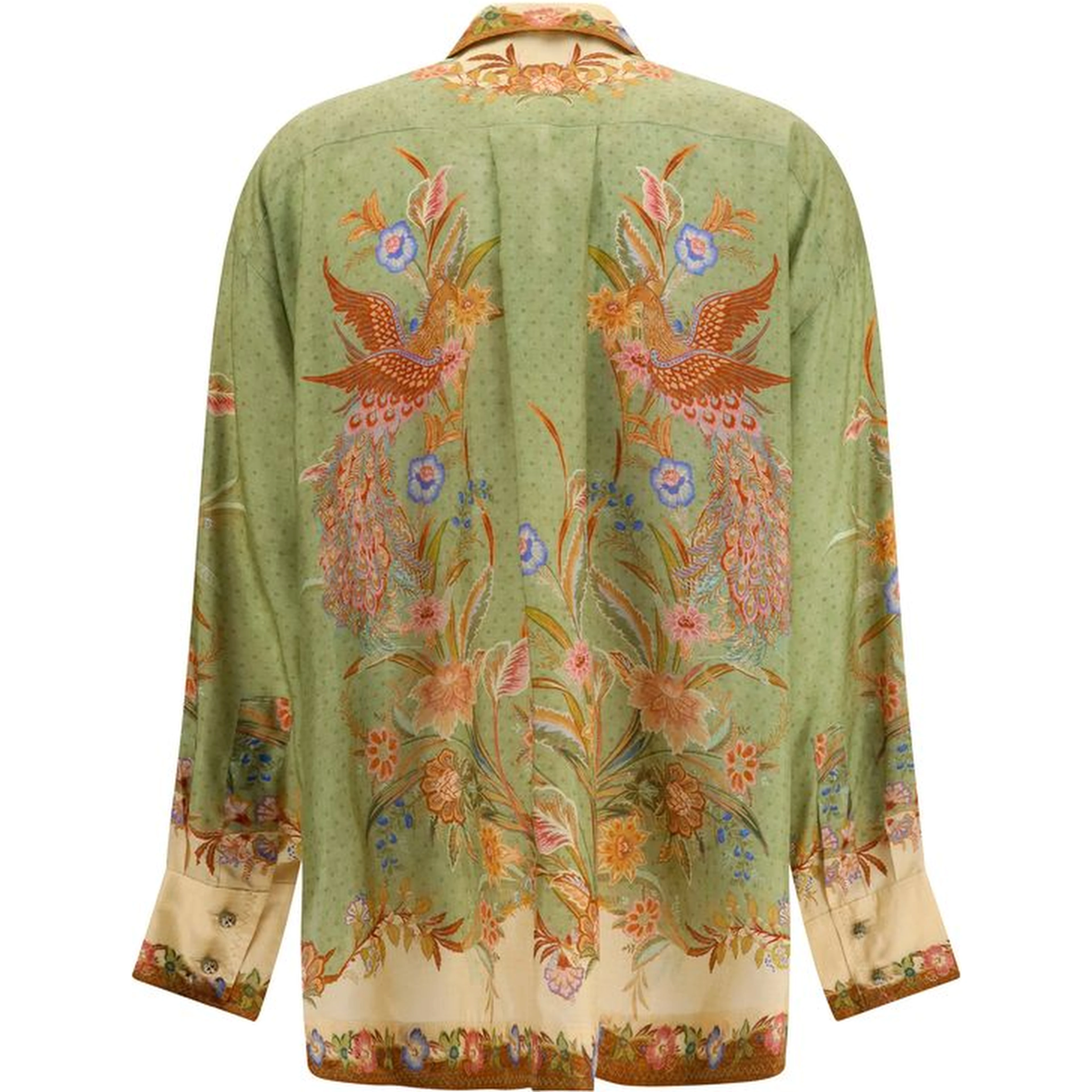 Multicolor Silk Pattern Shirt