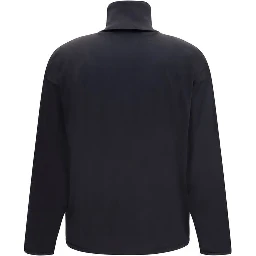 Black Silk Sweatshirt