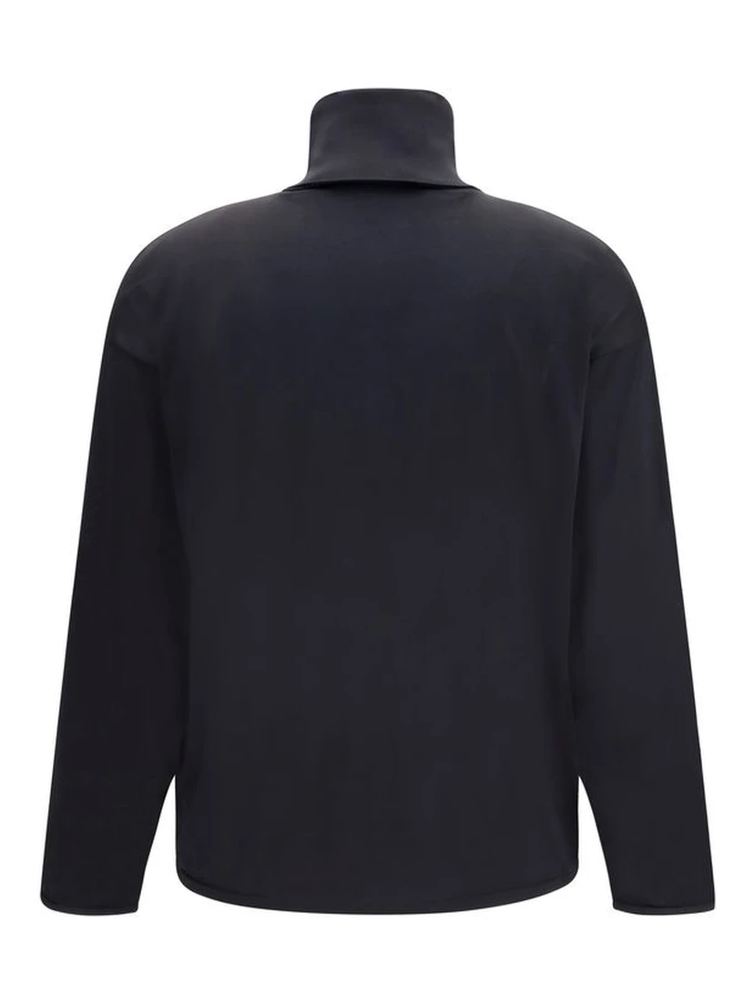 Black Silk Sweatshirt