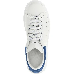 Blue Calfskin Chunky Sneakers