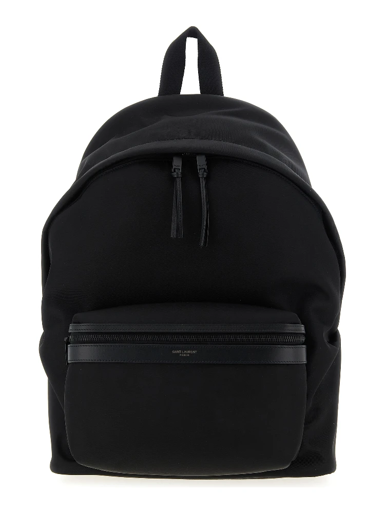 Black Polyamide Backpack