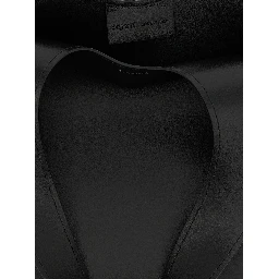 Black Cowhide Shoulder Bag