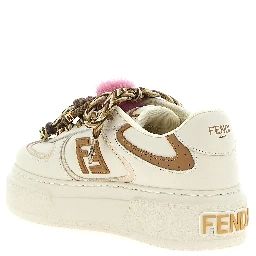 Multicolor Calfskin Platform Sneakers