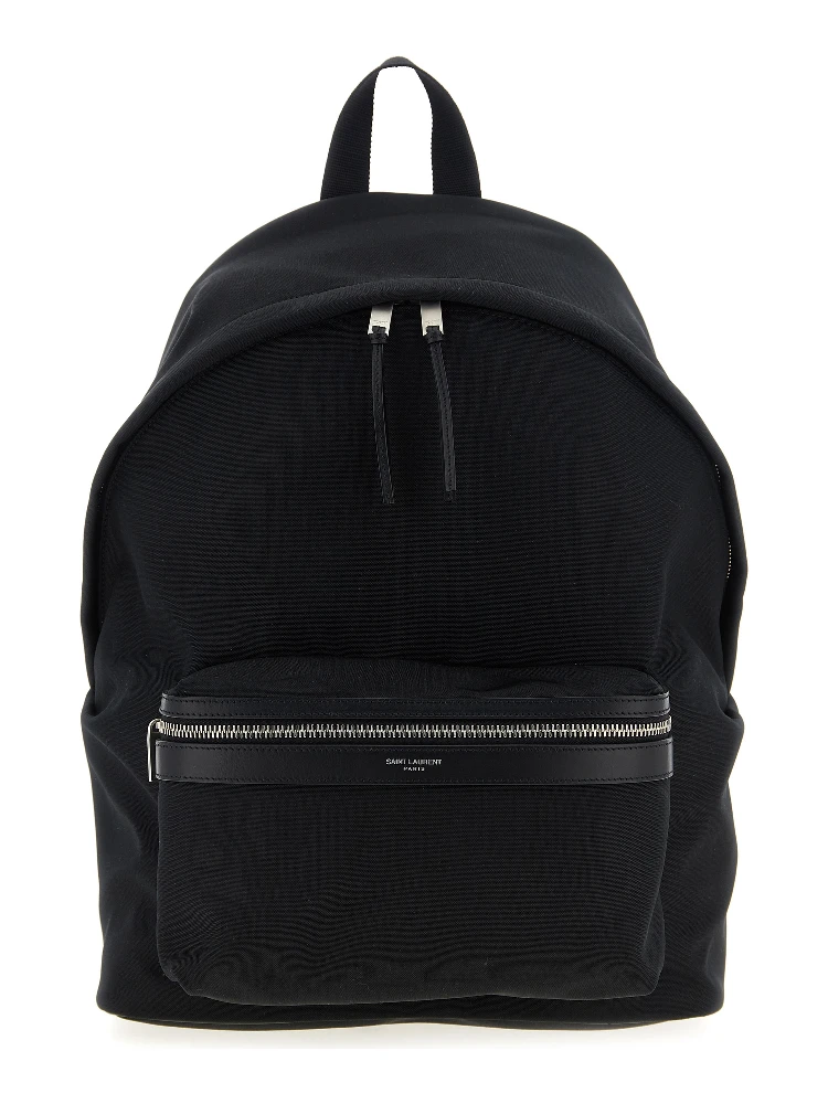 Black Polyamide Backpack