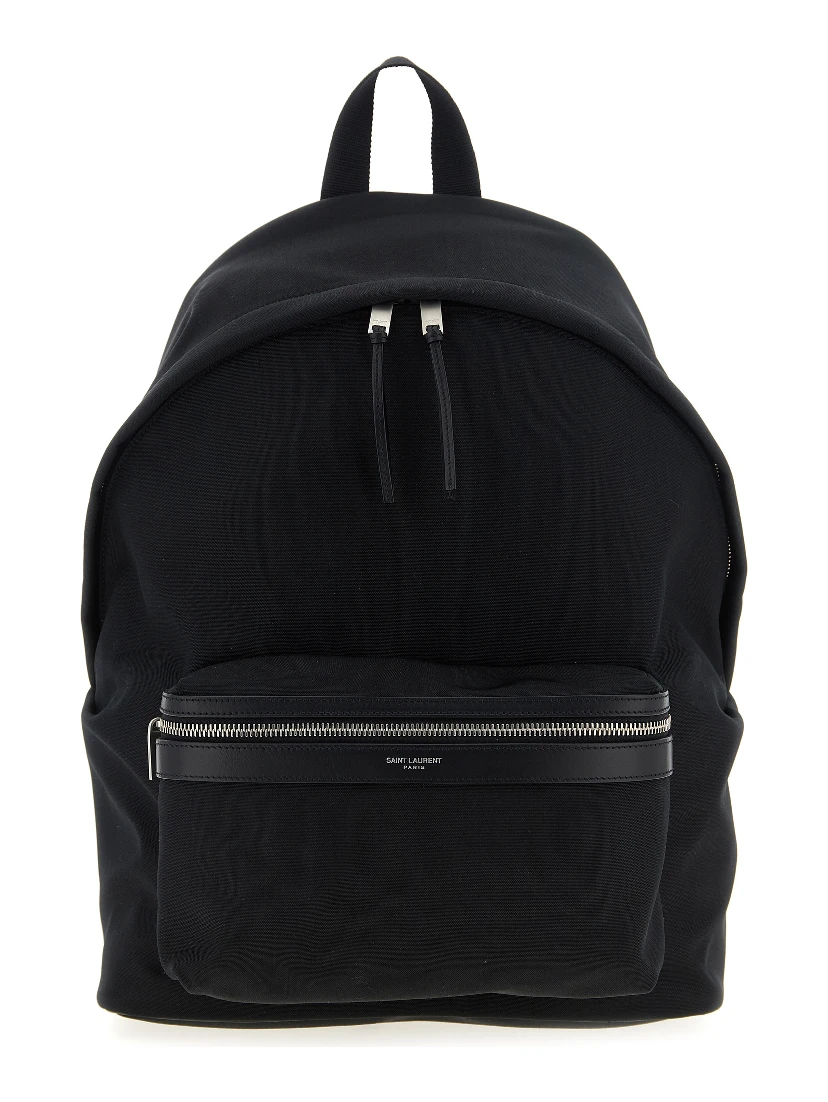 Black Polyamide Backpack