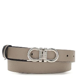 Gray Calf Leather Bos Taurus Regular Belt