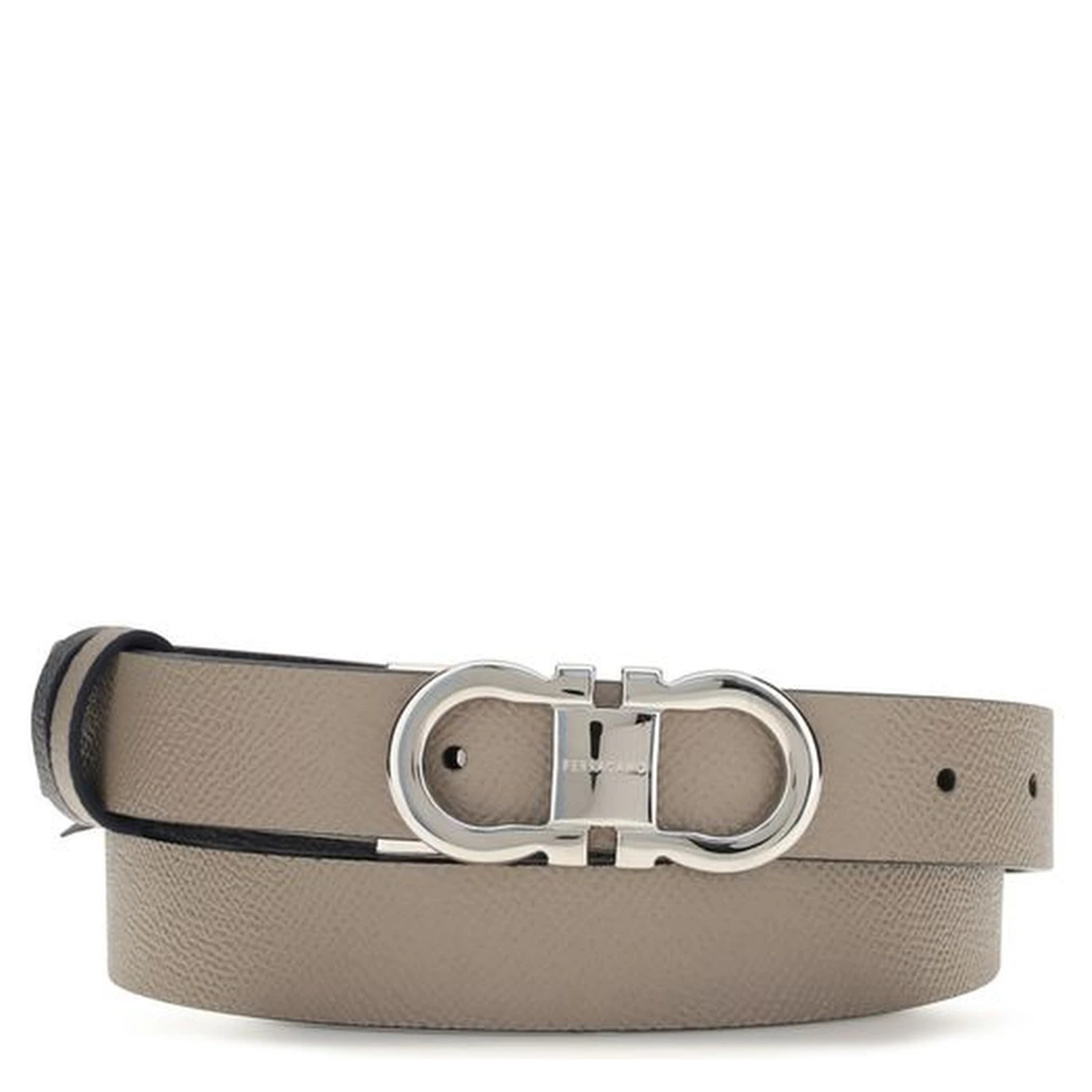 Gray Calf Leather Bos Taurus Regular Belt