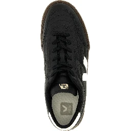 Bicolor Genuine Leather Low Top Sneakers