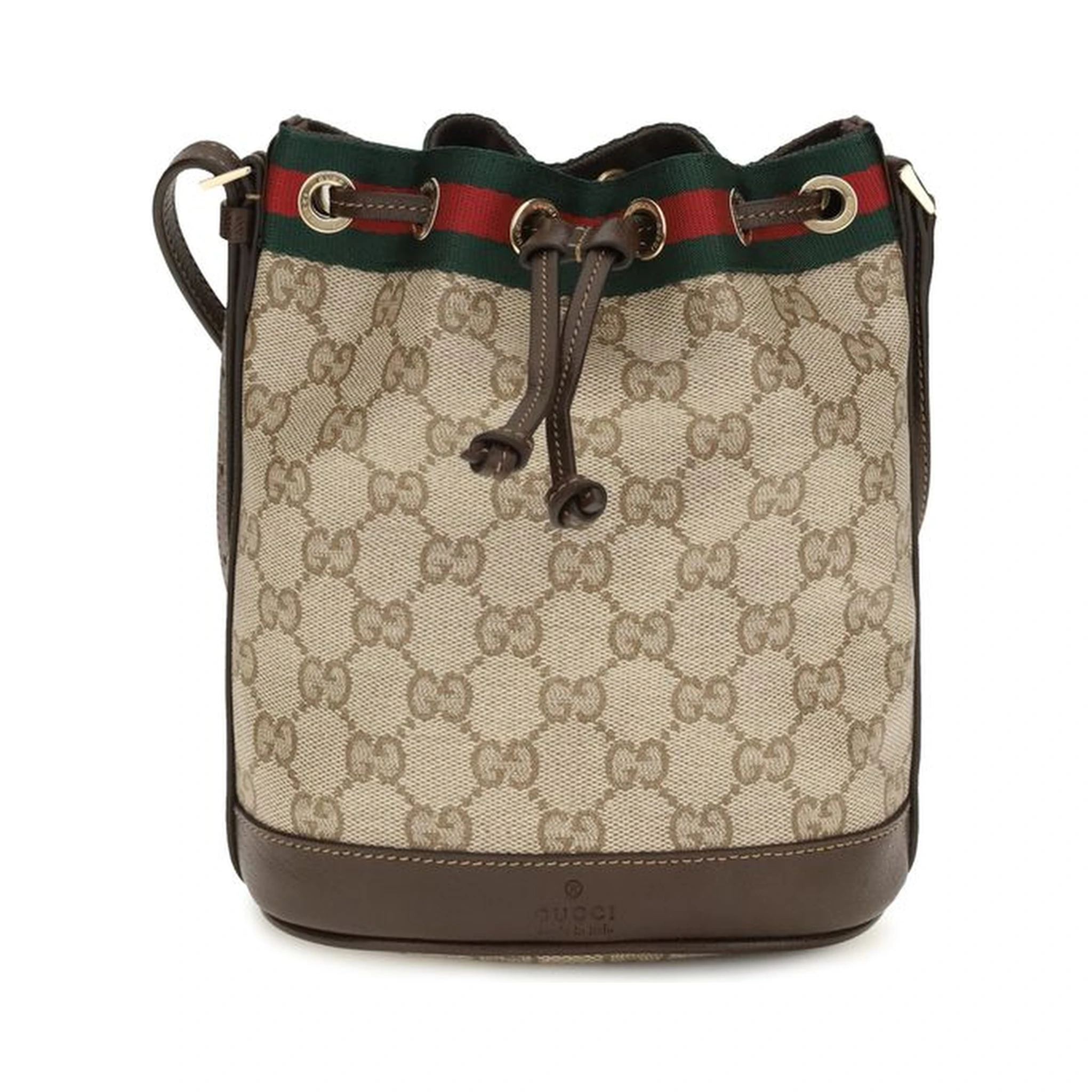 Beige Fabric Handbag