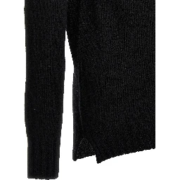 Black Virgin Wool Cardigan