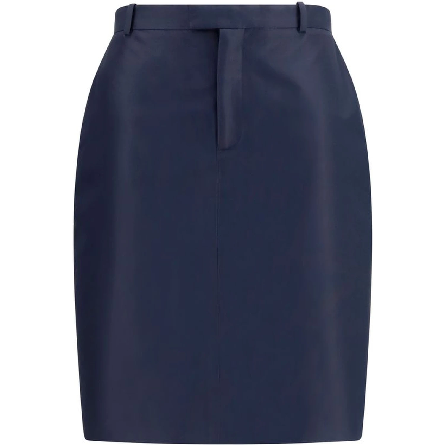 Blue Silk Skirt